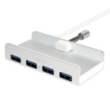 Cumpara ieftin HUB USB 3.0 extern LOGILINK 4*USB iMac design aluminiu silver UA0300