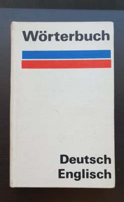 DEUTSCH - ENGLISCH Worterbuch foto