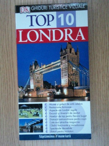 GHIDURI TURISTICE VIZUALE: TOP 10 LONDRA