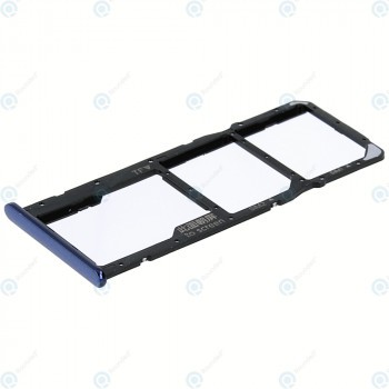 Huawei Y7 Prime 2018 Honor 7C (LND-L29) Tava Sim + Tava MicroSD albastra foto