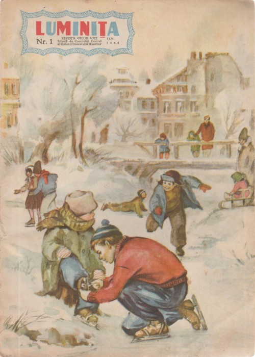 Revista Luminita - Nr. 1/Ianuarie 1955 - Ghe. Adoc, Dem , Iura (Iurie) Darie