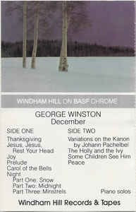 Casetă audio George Winston &amp;lrm;&amp;ndash; December, originală foto