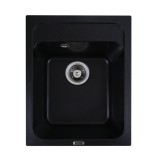 Chiuveta de bucatarie Elefant Premium Korrado , Negru metalic 497x398 mm Innovative ReliableTools