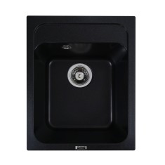 Chiuveta de bucatarie Elefant Premium Korrado , Negru metalic 497x398 mm Innovative ReliableTools