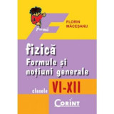Cumpara ieftin Formule De Fizica Cls. VI-XII 2014, Florin Macesanu - Editura Corint, Auxiliare scolare