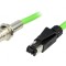 Adaptor M12 Soclu Mamă la RJ45 Mufă Ethernet IP67