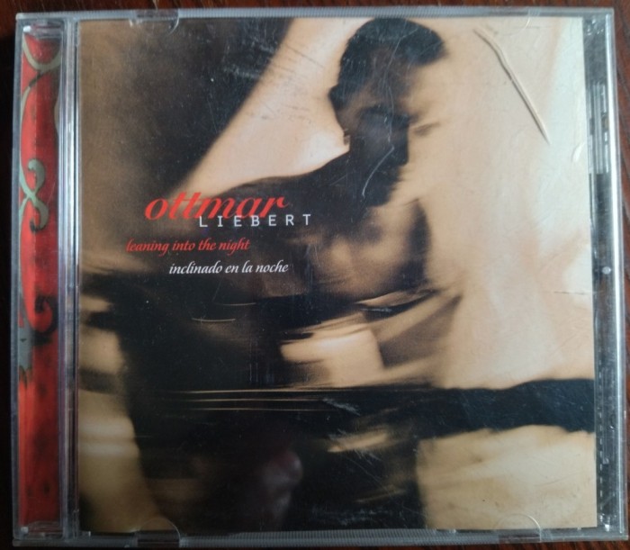 CD ORIGINAL SONY CLASSICAL: OTTMAR LIEBERT - LEANING INTO THE NIGHT/INCLINADO EN LA NOCHE (Rec. 1997)[Mompou/Villa-Lobos/Ravel/Satie/Puccini/Liebert+]