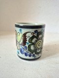 Cană Ceramică Autentică MEXICO &ndash; Pictată Manual Tonal&aacute; (Marcaj 318)