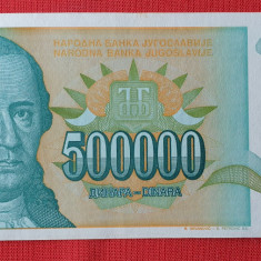 500000 Dinara anul 1993 Bancnota 500 Mii dinari - Iugoslavia - Jugoslavije