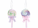 Cumpara ieftin Set 10 ornamente brad Acadele polirasina multicolora 7.5x15.5 cm