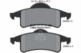 Set placute frana TEXTAR 2333901