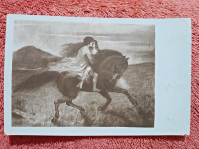 Carte postala, 1921 foto