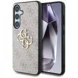 Guess Husa PU 4G Metal Logo Samsung Galaxy S25 Roz