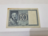 Bancnota italia 10 L 1939