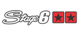 Sticker Moto Stage 6 13x2.7cm Alb/Rosu, General
