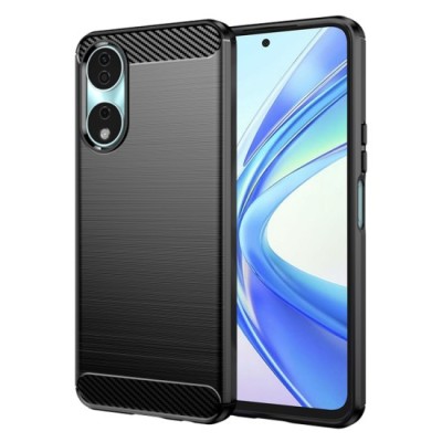 Husa pentru Honor X7b / X7b 5G / 90 SMART - Techsuit Carbon Silicone - Black foto