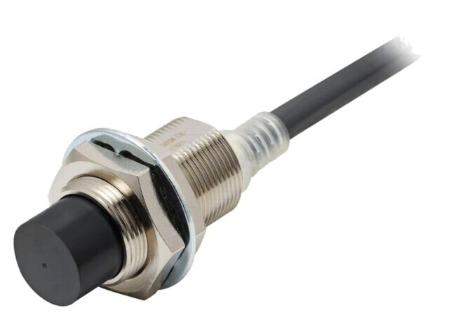 Senzor inductiv OMRON E2E Next 0-10mm 24-240V AC IP67 cablu 2m NC M18