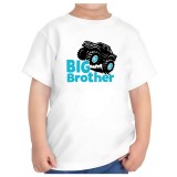 Tricou alb big brother personalizat fratele mai mare 5-6 ani