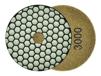 Disc pentru slefuirea uscata a gresiei, 100 mm, granulatie 3000, Geko G78936 foto