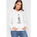 Hanorac dama alb - Not a hugger - XL