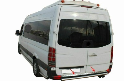 Ornament inox portbagaj crom VW Crafter 2006-2016 Calitate PREMIUM foto