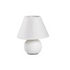Veioza Ceramica Alba Erste Esik, Abajur Textil, 1xE14, 40W, 180x220 mm