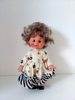 * Papusa Italia (stanta Made in Italy) cauciuc, 18cm, articulata foto