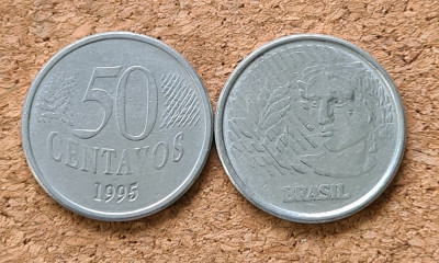 Brazilia 50 centavos 1995 foto