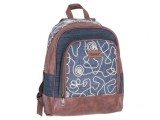 Rucsac fete pentru plimbari,model glossy jeans,27x29x9 cm