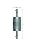 Filtru combustibil MAHLE KL181