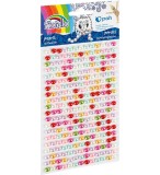 Accesorii creatie perle autoadezive,multicolor,6mm, 260 bucati