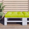 VidaXL Pernă pentru paleți, verde, 70x70x12 cm, material textil