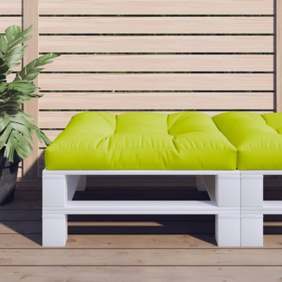 vidaXL Pernă pentru paleți, verde, 70x70x12 cm, material textil foto