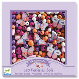 Kit creativ - Wooden Beads - Butterflies | Djeco