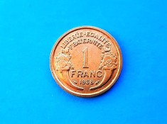 1 Franc 1938 Franta-stare buna!!-in realitate arata bine!!
