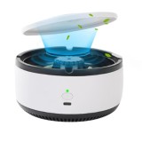 Scrumiera multifunctionala portabila, reincarcabila, cu filtru antismoke, care elimina fumul si mirosul, pentru masina, acasa, birou, Alb