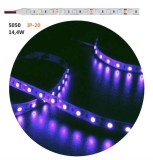 Banda LED 14.4W m 12V IP20 RGB Lumen Adeleq 05-34129 RGB