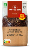 Musli bio crocant cu cereale integrale si cacao format economic, 1kg, Favrichon