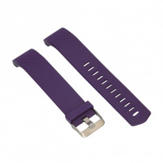 Bra?ara silicon pentru Fitbit Charge 2 Culoare Violet, Marime L (Large) foto