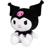 Jucarie din plus Hello Kitty Kuromi, Negru, 15 cm