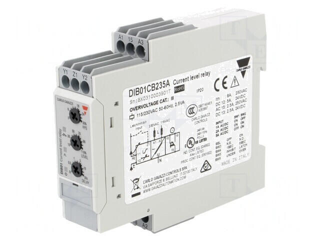 Releu Monitorizare Curent AC/DC SPDT