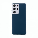 Husa Samsung Galaxy S21 Ultra, Smart Case Anti-Slip Series, Blue