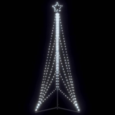 Pom de Crăciun LED 525 LED-uri Alb Rece 302 cm foto