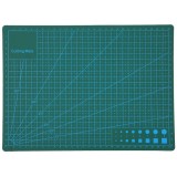 Planseta de taiat A4, fata-verso, autovindecare, grosime 3 mm, cu marcaje centimetrice si unghiuri, ideala pentru crafting, croitorie si proiecte DIY,
