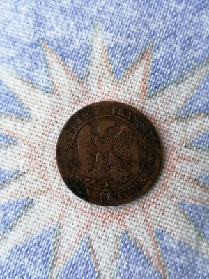 2 CENTIMES 1861 A. FRANTA foto