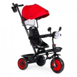 Tricicleta 3 in 1 pentru copii scaun rotativ 360aA roti din spuma EVA Ecotoys WQL-066-51 - Rosu