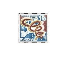 Monaco 1967 - Comitetul european pentru migrație , neuzata