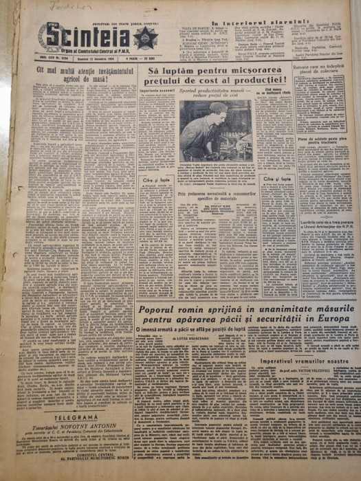 scanteia 12 decembrie 1954-art. bacau,suceava,iasi,raionul slatina