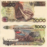 INDONEZIA 5.000 rupiah 1992 UNC!!!