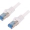 Patch cord S/FTP Cat6a Cu LSZH Alb 1,5m